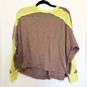 Free People All About It Long Sleeve Top Size XS